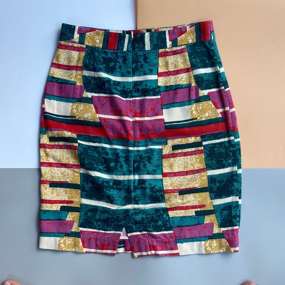 Dolce Vita Multicolor Geometric Pencil Skirt - Picture 5 of 5